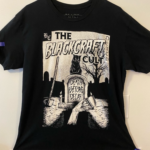 Black Craft Cult Other - EUC Blackcraft Cult mens T-shirt Death before Decaf Large